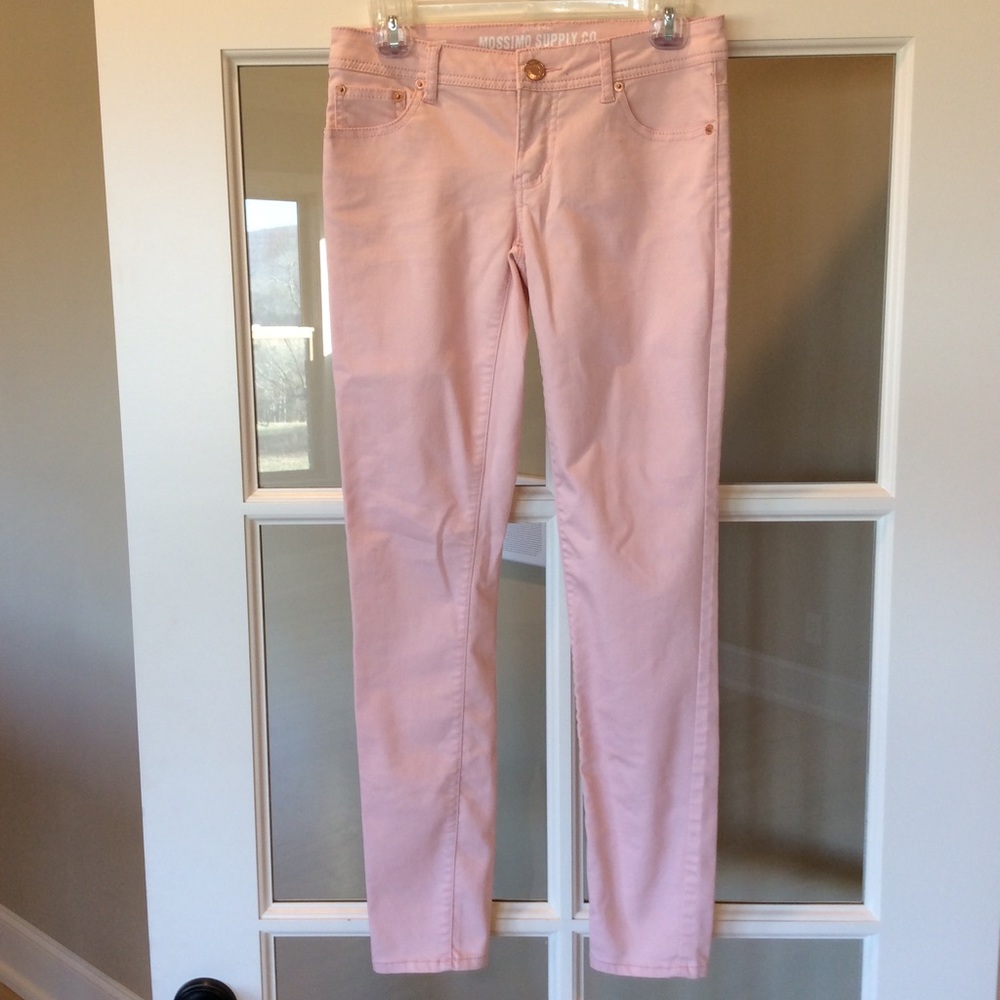 Mossimo blush jeans lightweight skinny pants 5